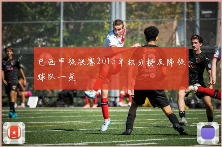 巴西甲级联赛2015年积分榜及降级球队一览